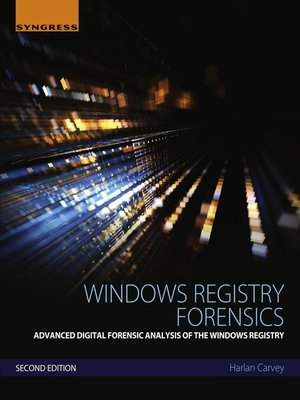 cover image of Windows Registry Forensics